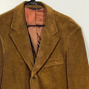 J Crew Ludlow Slim-fit Corduroy Blazer 41R Brown Classic Sport Coat Made in USA - Picture 1 of 7