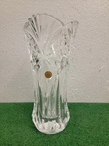 "Florero Cristal D'Arques-Durand Longchamp 12"" transparente 24 % cristal plomo Francia" - Imagen 1 de 14