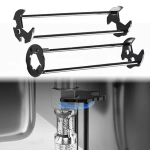 2 Pcs Sink Faucet Wrench Set for Installation and Removal of Drain and Faucets - Picture 1 of 7