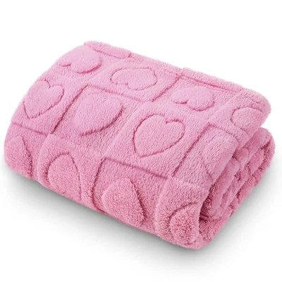  Manta lavable para perro pequeño cubierta de cama suave mullida cachorro 30x20 pulgadas rosa Foto 1 de 4