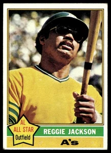 1976 Topps #500 Reggie Jackson Oakland Athletics NL All Star HOF EX-EXMINT+ - Picture 1 of 2