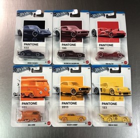 HOT WHEELS 2026 PANTONE SILVER SERIES ( SET OF 6 ) MUSTANG BOSS CAMARO NISSAN