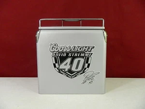 Coors Light David Stremme Insulated Metal Silver Cooler - Picture 1 of 12