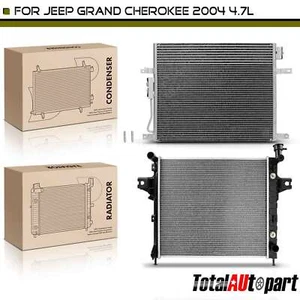 Radiator & AC Condenser Cooling Kit for Jeep Grand Cherokee 2004 V8 4.7L Auto. - Picture 1 of 8