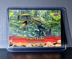 2015 Upper Deck Dinosaurios Herrerasaurus Extinción Rojo Paralelo #73 Tarjeta - Imagen 1 de 2