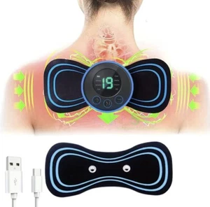 Mini Massaggiatore Elettrico COLLO Portatile MASSAGGIO CERVICALE ANTISTRESS EMS - Foto 1 di 9