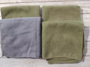 Multi-Color Washcloth 100% Polyester 4 Pc. 10" x 10" - Picture 1 of 2