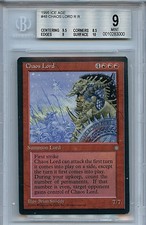 MTG Ice Age Chaos Lord BGS 9.0 (9) Mint Magic Card WOTC 3000