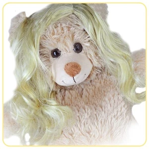 Teddy Mountain Blonde Long Wig Hair Accessory fits 16” Build A Bear - Picture 1 of 2