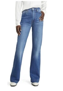 7 For All Mankind Dojo Ultrahigh Waist Flare Leg Jeans Piney Größe 24 - Bild 1 von 7