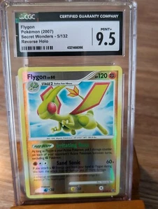 2007 Pokemon Secret Wonders Flygon Reverse Holo #5 CGC 9.5 Mint+ - Picture 1 of 2