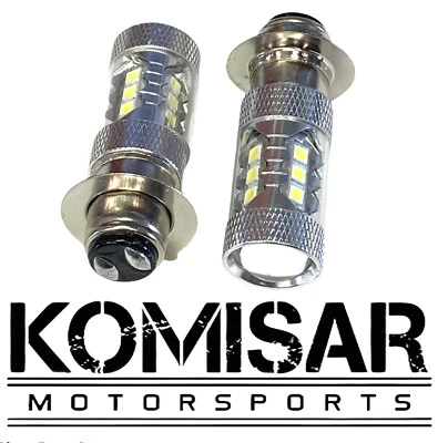 100W Headlight Honda 2004-2007 TRX400FA Rancher LED Lights Bulb - Image 1 of 4