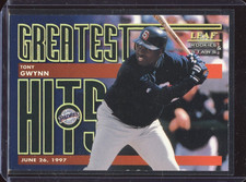 1998 Leaf R&S Greatest Hits #8 Tony Gwynn #1720/2500 - Padres