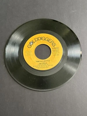 Jim Croce 'Time in a Bottle/Workin' at the Car Wash Blues' 45 Lifesong 1972 VG - Image 1 of 4