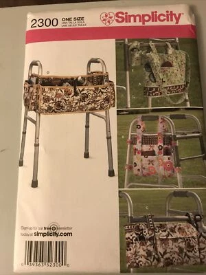 Simplicity Ladies Walker Special Needs Accessories Bag Organizers 4 Styles - Image 1 of 2