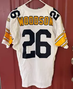 1995 PITTSBURGH STEELERS ROD WOODSON AUTOGRAFATA AUTENTICA MAGLIA WILSON con certificato di autenticità - Foto 1 di 8