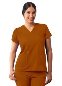 Adar Addition Scrubs For Women - Modern V-Neck Scrub Top - Picture 1 of 161