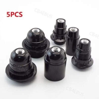 Lamp Light Bulb Base Socket E27 E14 Half Full Tooth Screw Holder Plug Cap CB4 - Image 1 of 4