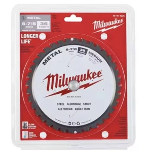 Milwaukee ‎48-40-4225 36T  Medium Metal Cutting Blade 6-7/8” 36T - Foto 1 di 5