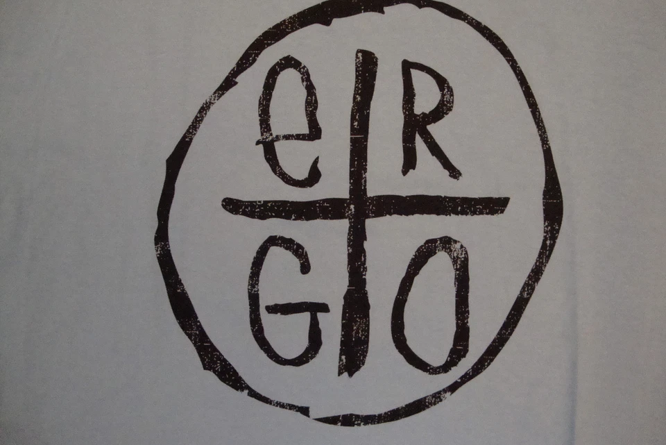 Camiseta Ergo Apparel Nombre Marca Logo Estilo Clásico Nueva Azul Suave 2XL Foto 1 de 2