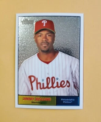 2010 Topps Heritage Chrome /1961 Jimmy Rollins #C30 SP - Image 1 of 4