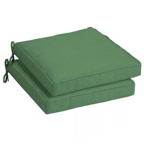 Arden Selections Moss Leala Outdoor Seat Cushion 2-Pack - 21 Green 21 in L x 21 - Picture 1 of 8