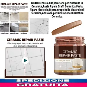 Pasta Di Riparazione per Piastrelle in Ceramica,Pasta Ripara Graffi Ceramica - Foto 1 di 15