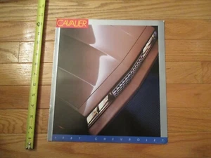 Chevrolet Cavalier Chevy 1987 car Auto Dealer showroom Sales Brochure - Picture 1 of 12