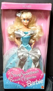 Silver Sweetheart Barbie 1994 Sears Exclusive Limited #12410 Box beschädigt Sammeln - Bild 1 von 13