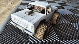 3D printed Custom 1/16 scale RC Truck Body only, with post holes and Lights - Picture 1 of 9