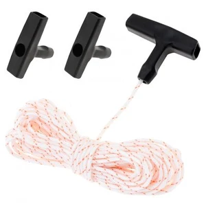 3Pcs Starter Handle 10-Meter 3.0mm Recoil Starter Rope Pull Cord for Lawn Mower - Picture 1 of 9