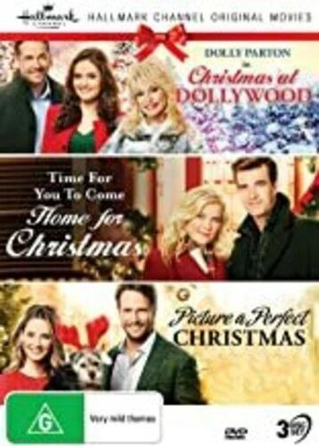 HALLMARK Christmas  Collection 11 Dollywood / Time For / Picture Perfect DVD NEW Foto 1 de 1