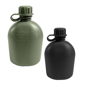 Military 1 Quart Canteen 3 Piece Plastic BPA Free Made in USA NEW - Picture 1 of 5