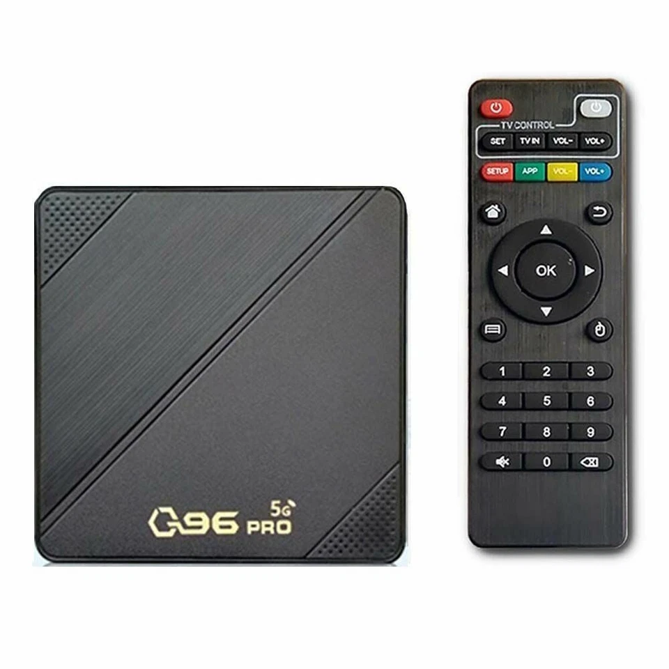 x Multimedia Player Q96 PRO TV Box Smart TV Box Set Top Box WiFi Media Player - Immagine 1 di 1