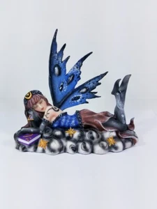 Estatuilla de hada celestial durmiente azul decoración estatua, coleccionable 91471 - Imagen 1 de 5