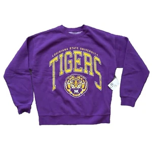 Goodie zwei Ärmel College LSU Rundhalsausschnitt NCAA Rundhalsausschnitt lila Größe Medium - Bild 1 von 8