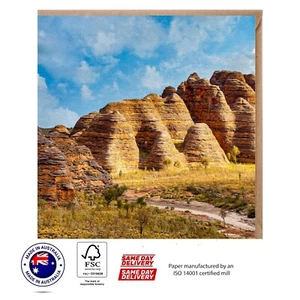 Tarjeta de felicitación del Parque Nacional Purnululu - Australian Designs The Scenery set - Imagen 1 de 3