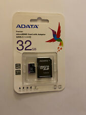 NEW SEALED Adata 32GB MicroSD Class10 Memory Card Micro 64 GB SD Adapter Reader