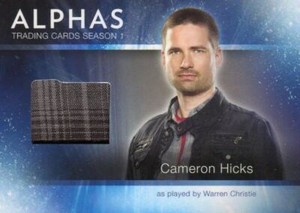 Alphas Season 1 Cameron Hicks's Plaid Shirt Wardrobe Costume Card M4