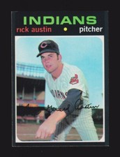 1971 TOPPS #41  Rick Austin  CLEVELAND INDIANS  EX+   A