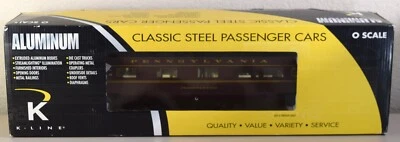 O SCALE K-Line ALUMINUM 18" Pennsylvania PPR Business Passenger Car K4680-30012 - Image 1 of 4