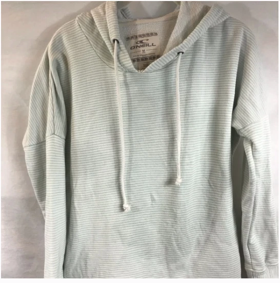 O'Neill Women's Pullover Sweatshirt Striped Drawstring Hoodie Various Colors - Image 1 of 1