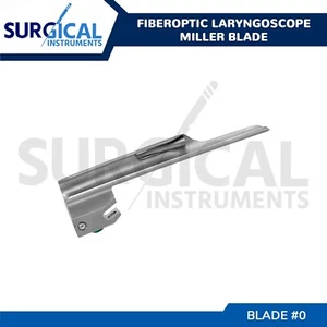 Fiberoptic Laryngoscope Miller #0 Anesthesia Intubation German Grade - Picture 1 of 4