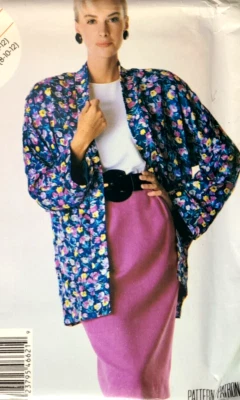 UC Stitch 'n Save 4662 Sew Pattern Oversized Jacket Cap Sleeve Blouse Skirt 8-12 - Image 1 of 4