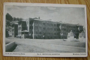 1920 Modern Woodmen MWofA Postal Cuotas Recibo Colorado TB Sanatorio Foto - Imagen 1 de 3