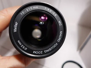 Vivitar 70-210mm 1:4.5-5.6 Macro Focusing Zoom Lens for Nikon AI-S EXC - Picture 1 of 10