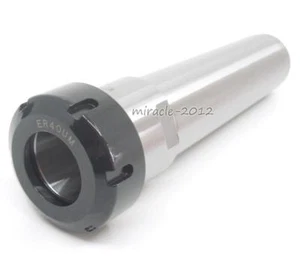 MTB5 ER40 M20 Morse Taper Flat Tail Collet Chuck Holder MTB5 ER40UM Shank Lathe - Picture 1 of 6