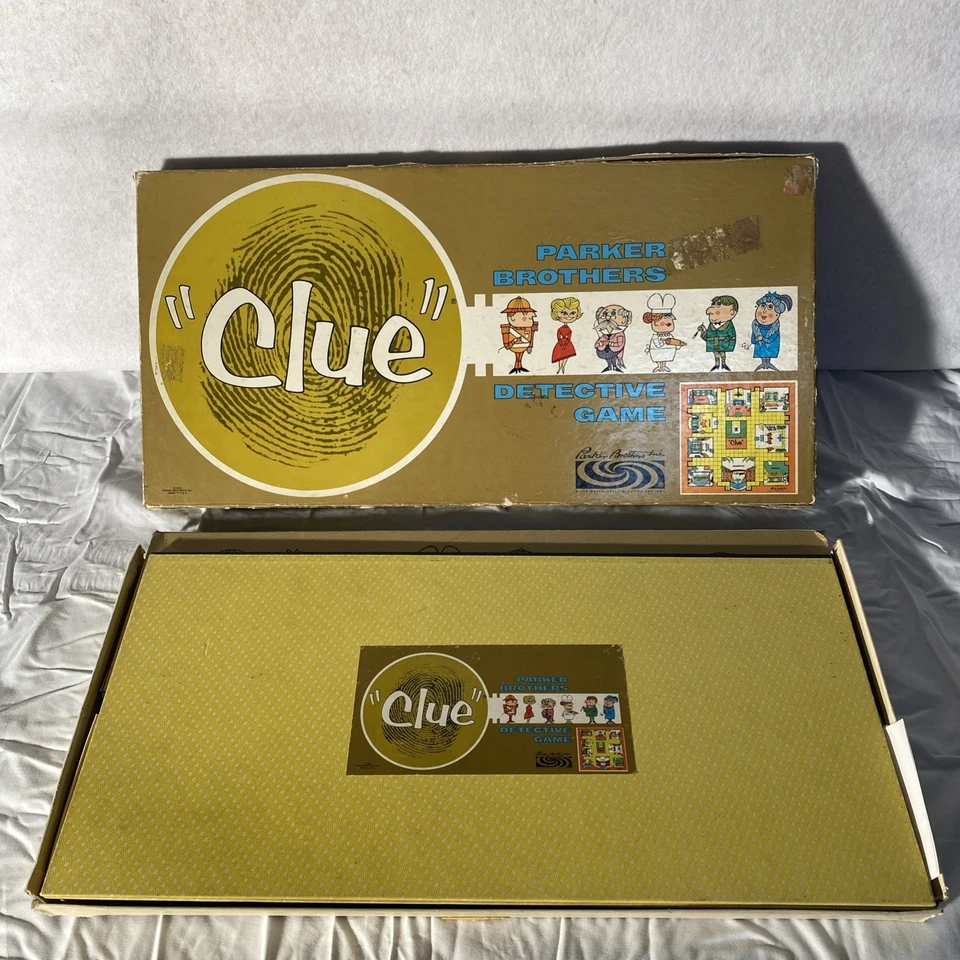 1963 Clue Game by Parker Brothers Complete in Good Condition FREE SHIPPING - Image 1 of 4