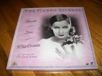THE GARBO SILENTS 3-Laserdisc LD BOXED SET VERY GOOD CONDITION GRETA GARBO RARE! - Image 1 of 2