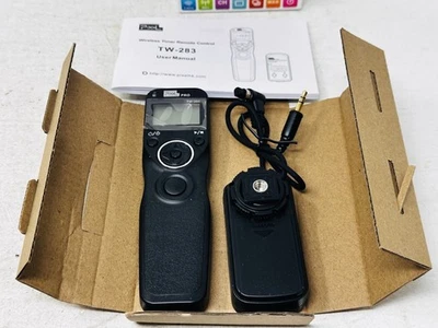 PIXEL TW-283 Wireless Timer Remote Control Shutter Release New Open Box - Image 1 of 4
